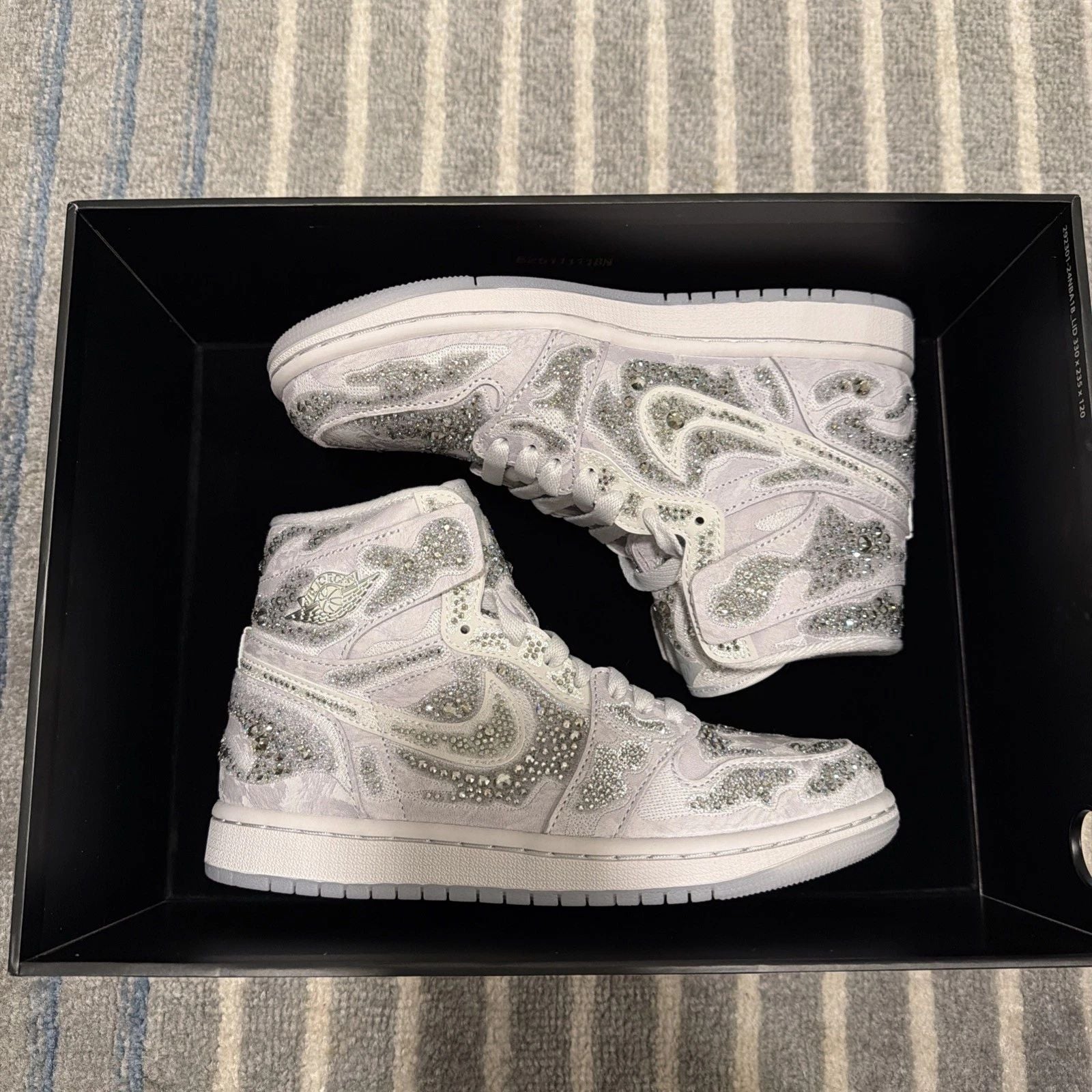Nk Air Jrdan 1 Swvski High Size 7w 5.5M Brand New Extremely Rare🔥LA Exclusive