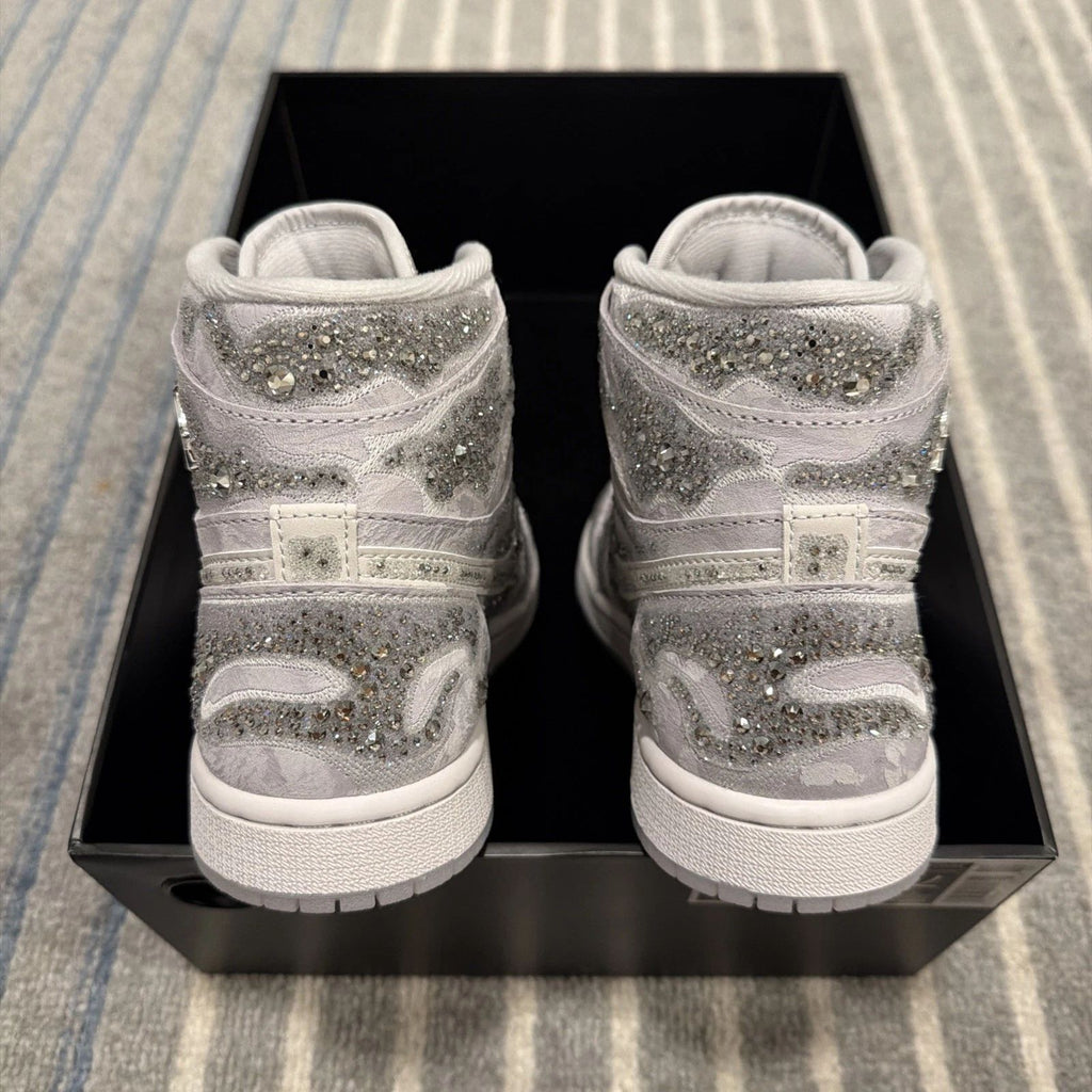 Nk Air Jrdan 1 Swvski High Size 7w 5.5M Brand New Extremely Rare🔥LA Exclusive