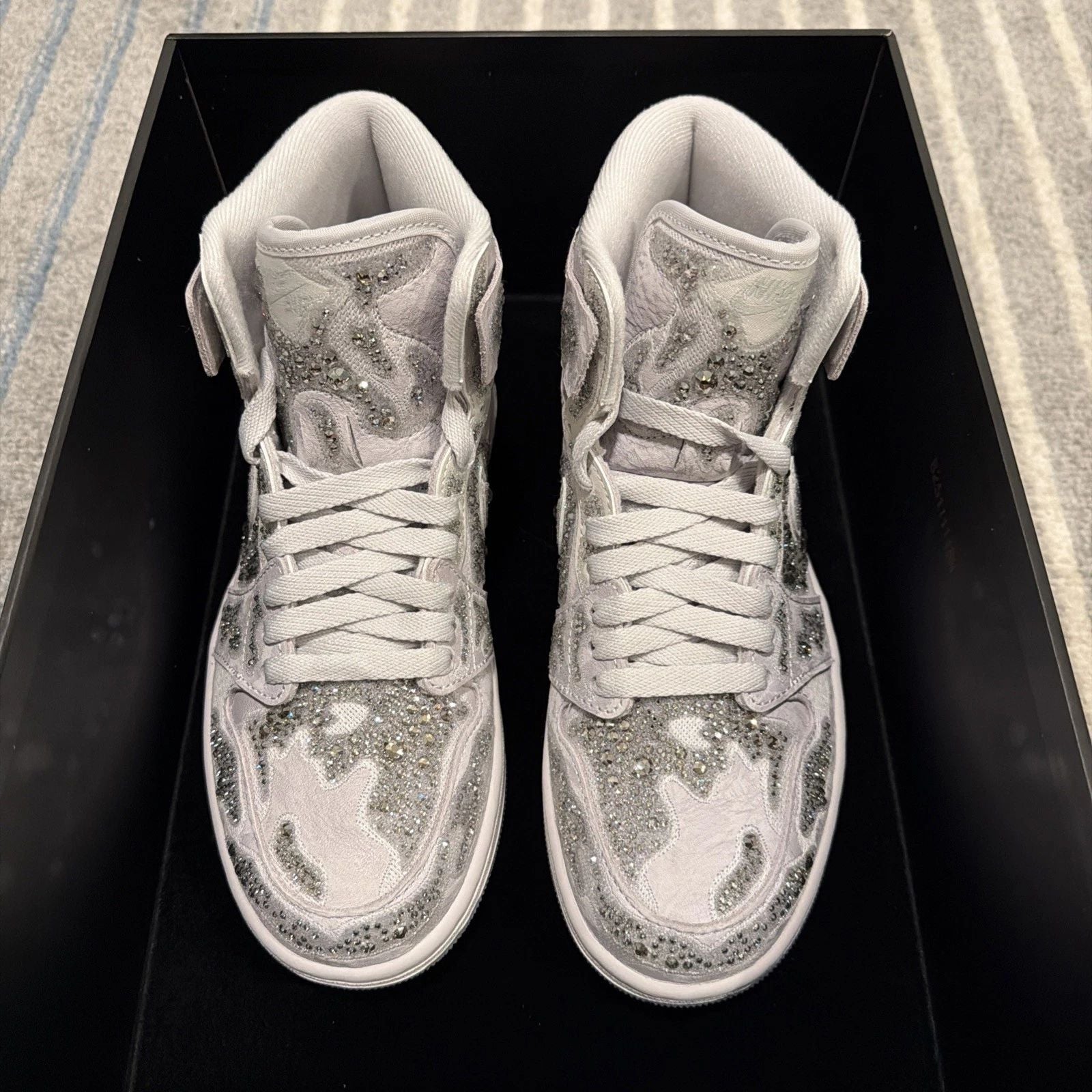 Nk Air Jrdan 1 Swvski High Size 7w 5.5M Brand New Extremely Rare🔥LA Exclusive